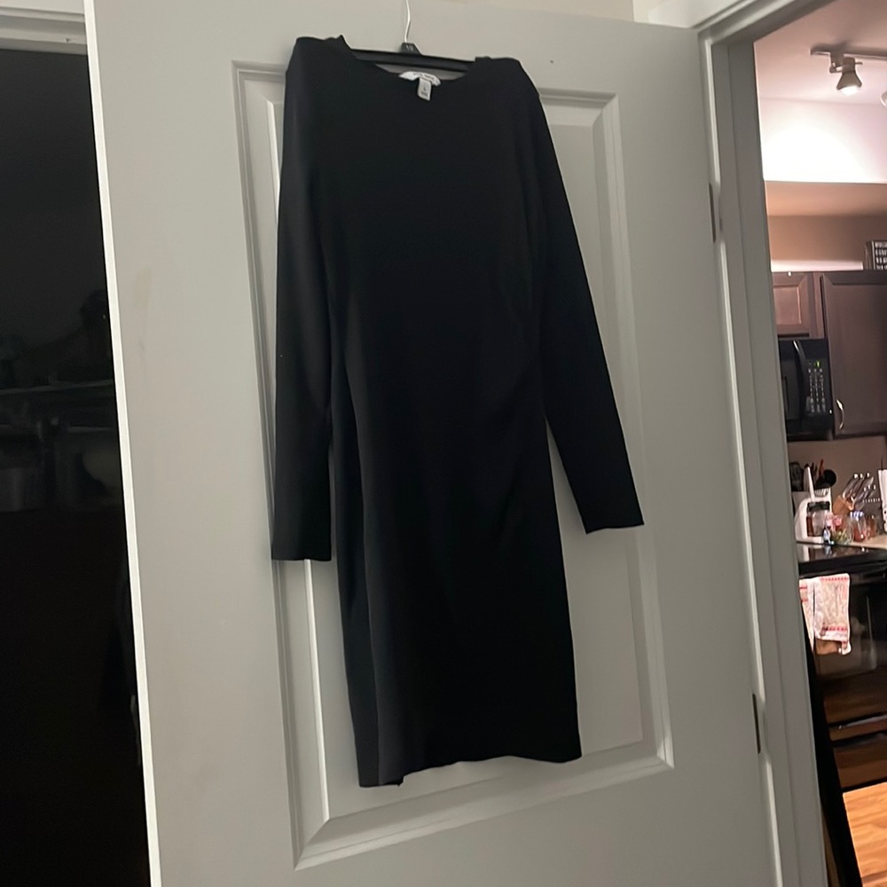 Black mini dress